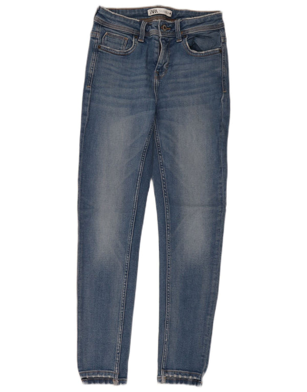 Blugi skinny dama Zara EU 36 XS W26 L28 Albastru