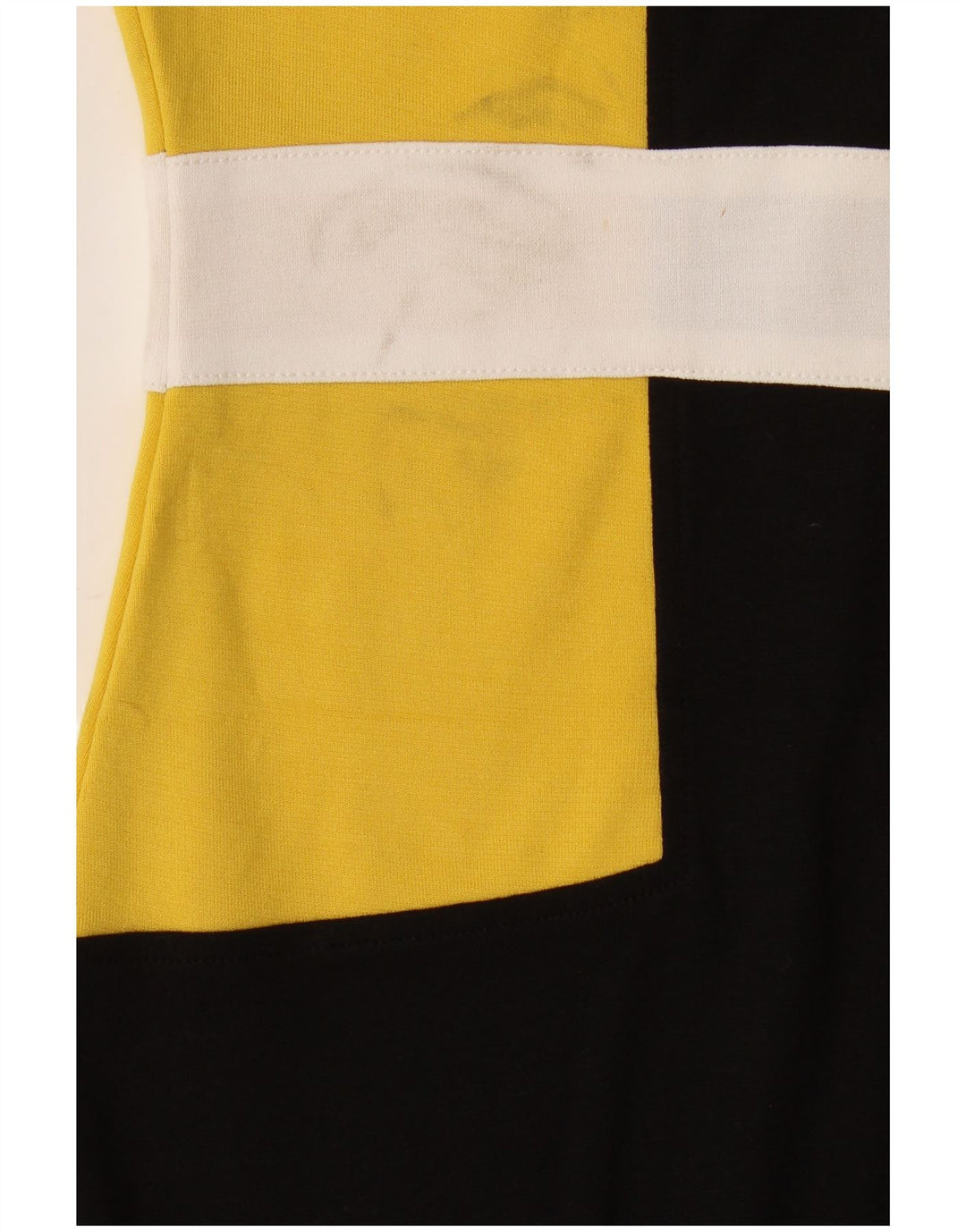 French Connection Womens Bodycon Dress UK 12 Medium Black Colourblock