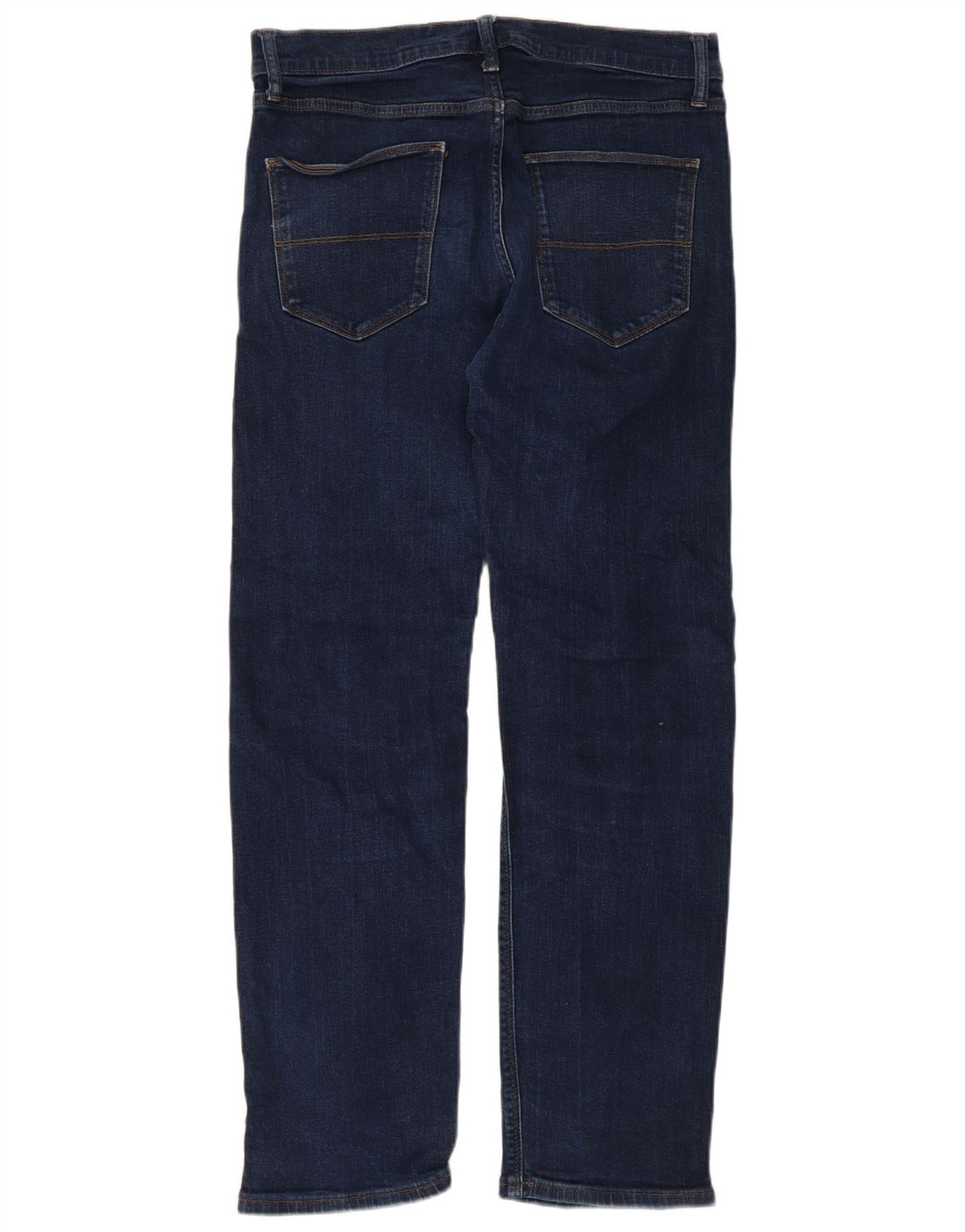 Marks & Spencer Mens Straight Jeans W32 L31 Navy Blue Cotton