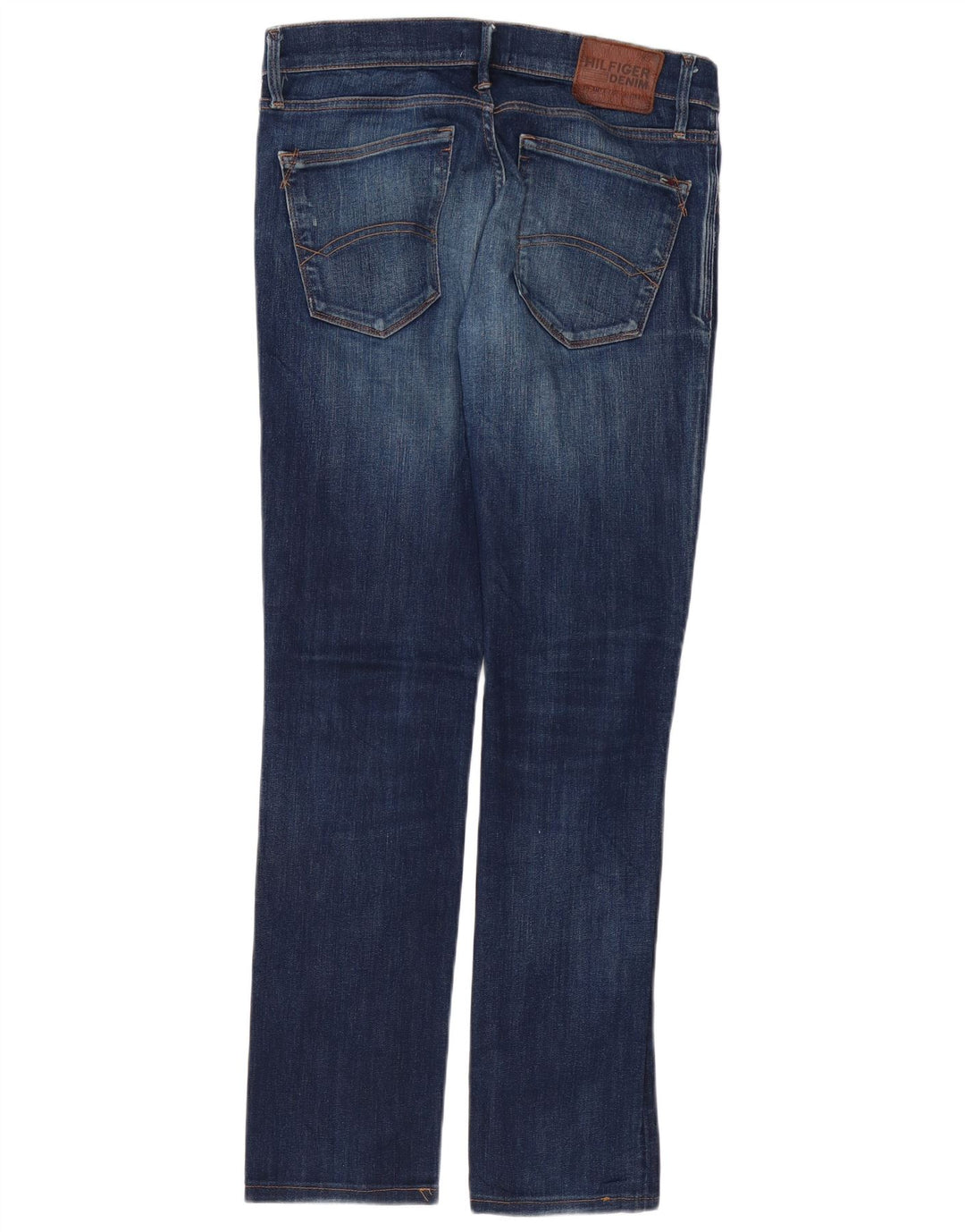 Tommy Hilfiger Mens Straight Jeans W32 L31 Navy Blue