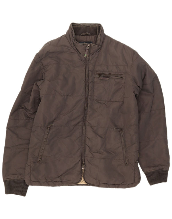 Giacca imbottita da uomo Armani Jeans EU 48 Poliammide grigio medio