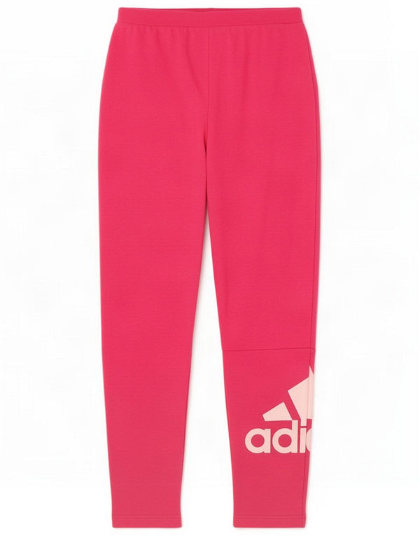 Pantaloni da tuta grafica Adidas per ragazze 11-12 anni Cotone rosa