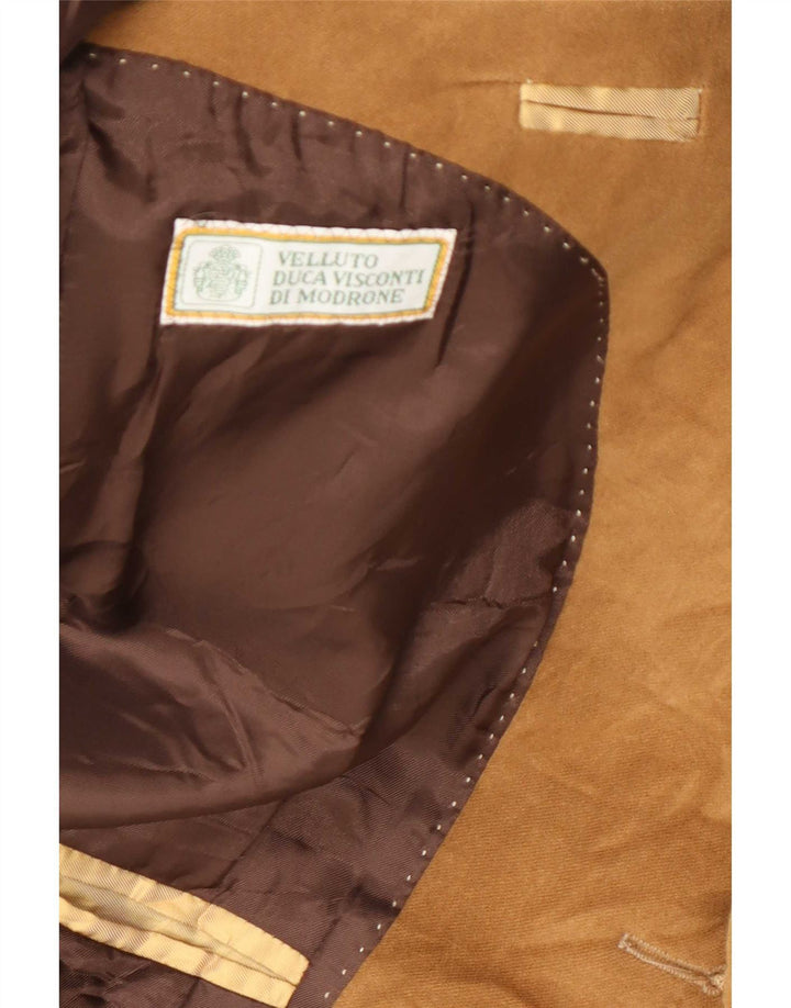 Duca Visconti Di Modrone Jachetă Blazer Bărbați 3 Nasturi IT 50 Large Bej