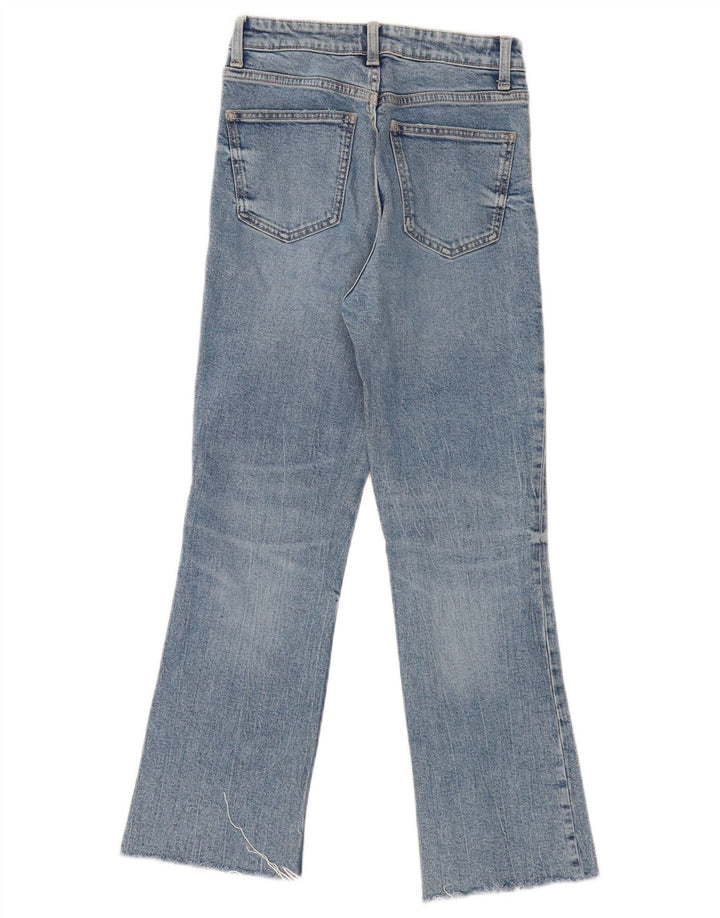 Zara Damen Bootcut Jeans EU 34 2XS W24 L26 Blau