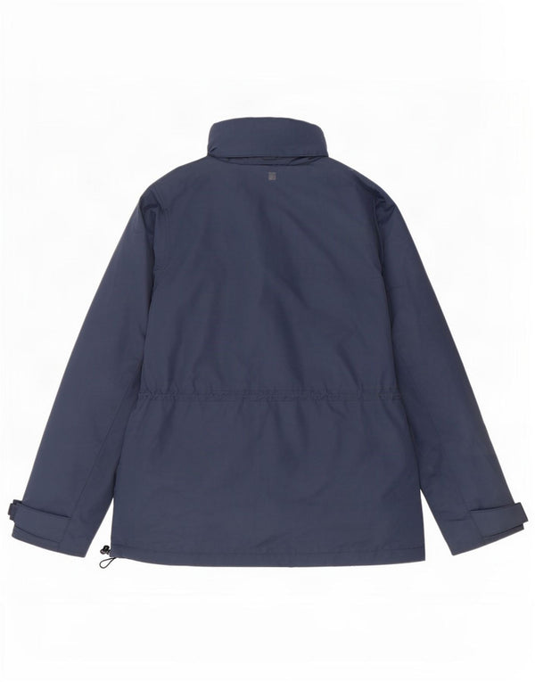 Chaqueta cortavientos con capucha para mujer Mountain Warehouse UK 40 Small Azul marino