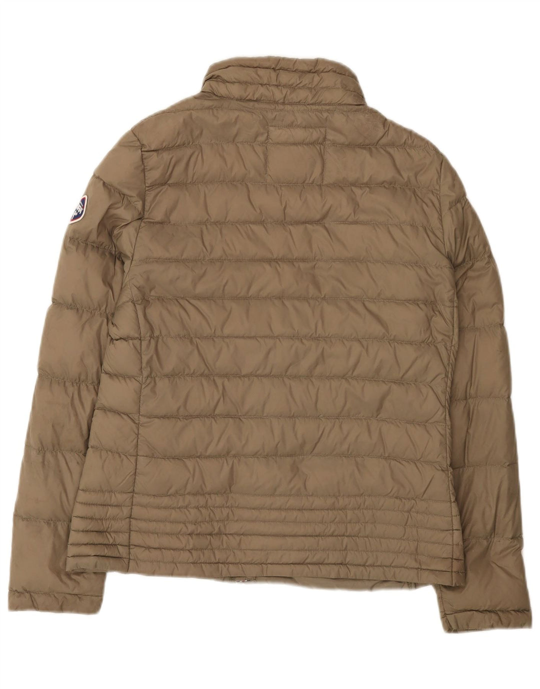 Puffa Womens Padded Jacket UK 14 Large Brown Polyamide