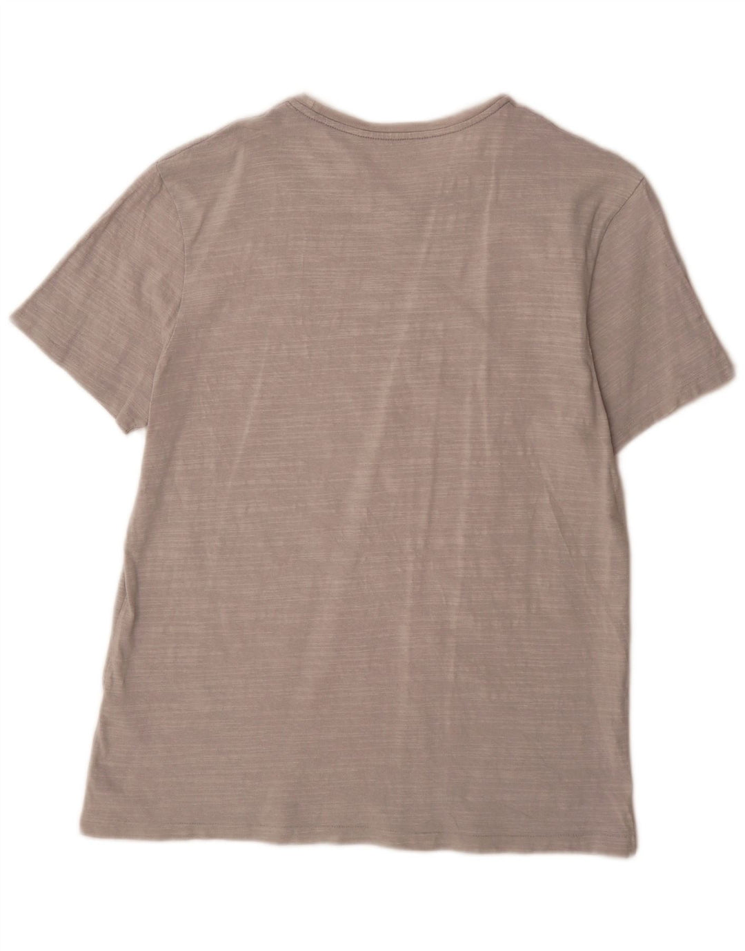 All Saints T-Shirt Homme Haut Large Gris Moucheté Coton