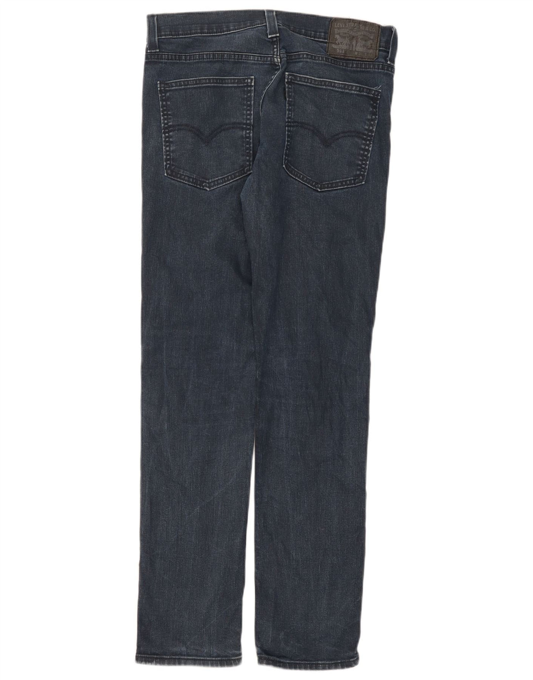 Levi's Mens 511 Slim Jeans W31 L32 Navy Blue Cotton