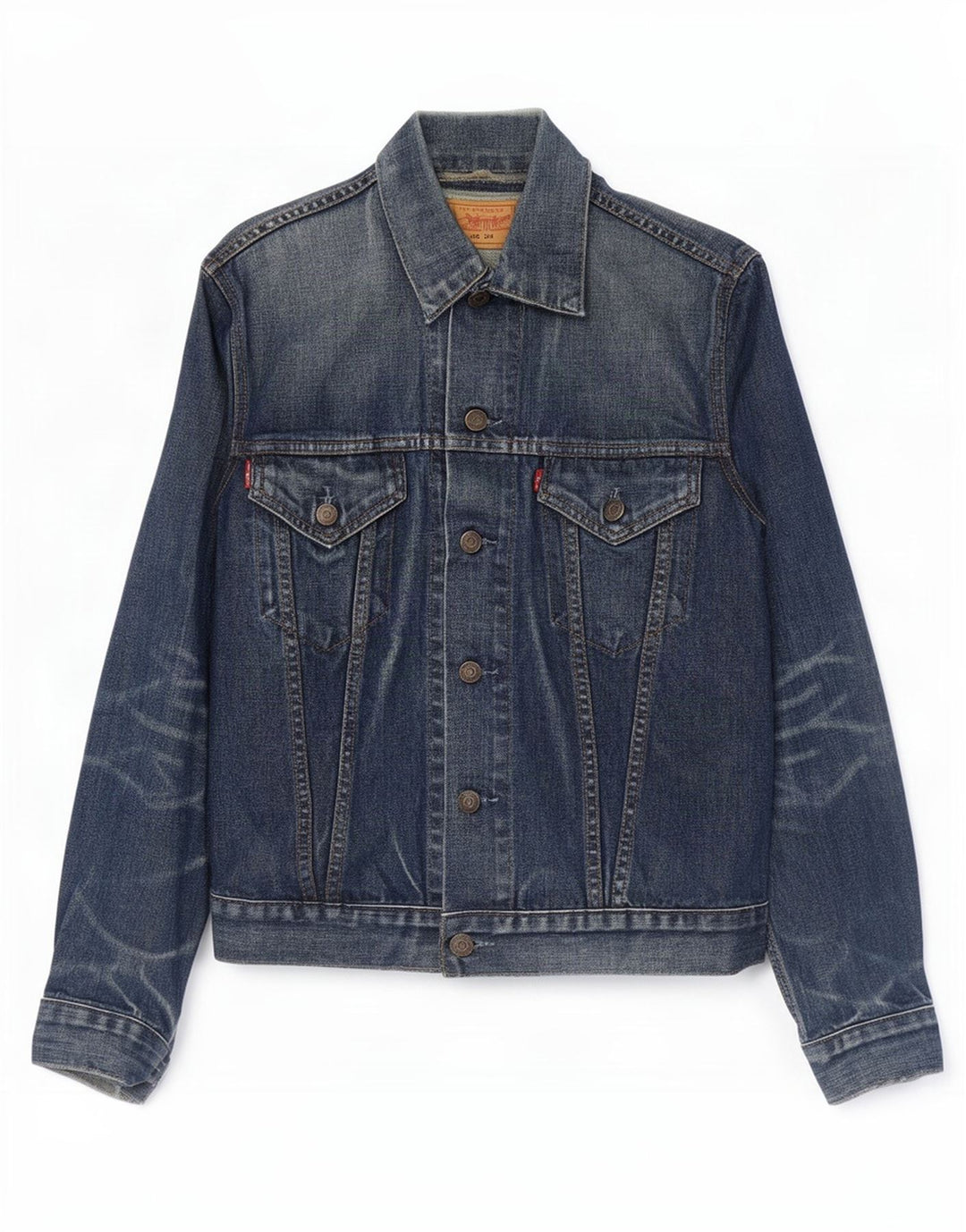 Jachetă de blugi pentru bărbați Levi's UK 36 mic bumbac bleumarin