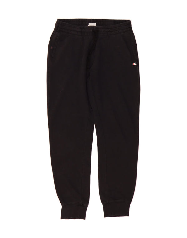 Calça de treino feminina CHAMPION Joggers UK 14 grande algodão preto