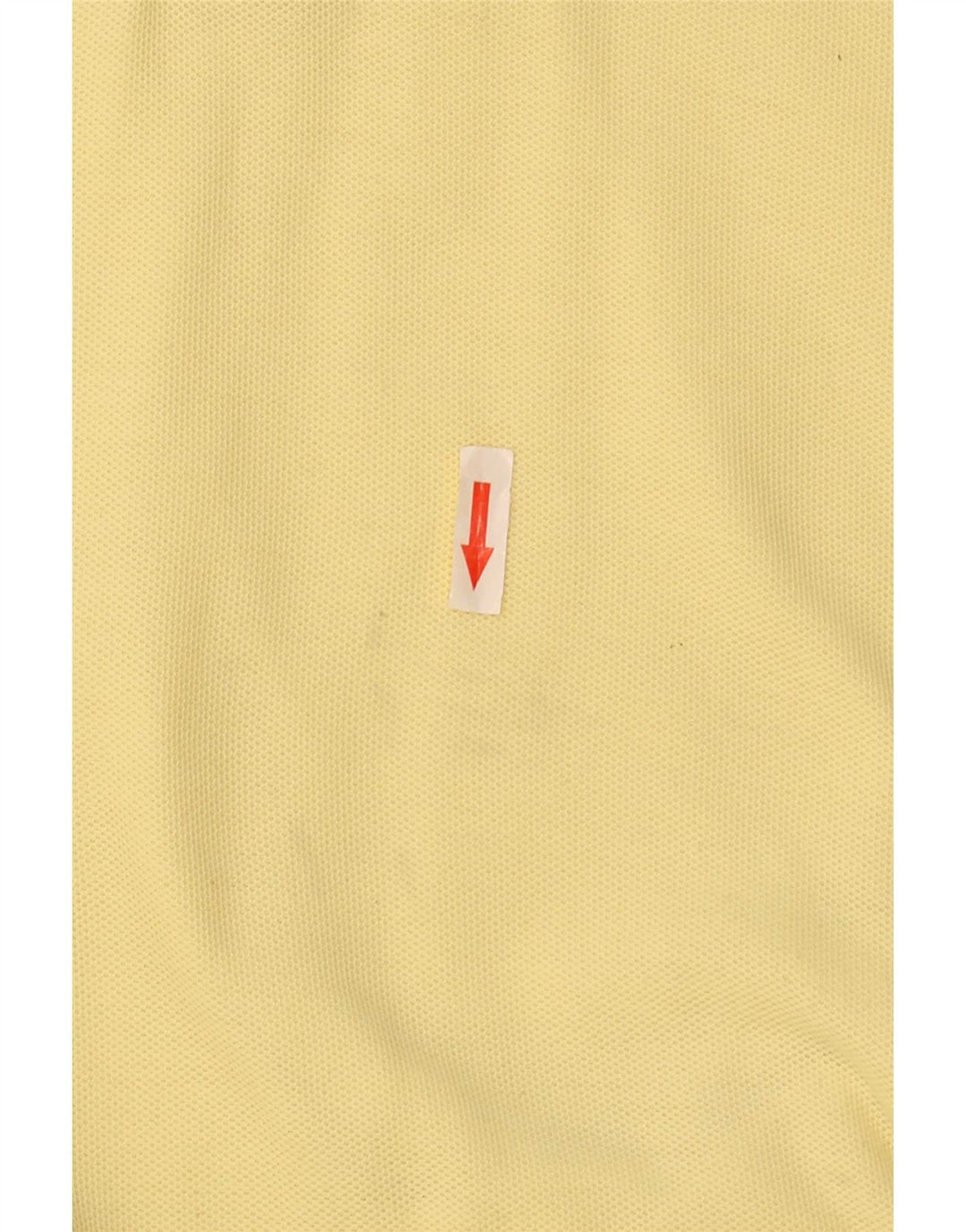 Umbro Mens Polo Shirt XL Yellow Polyester