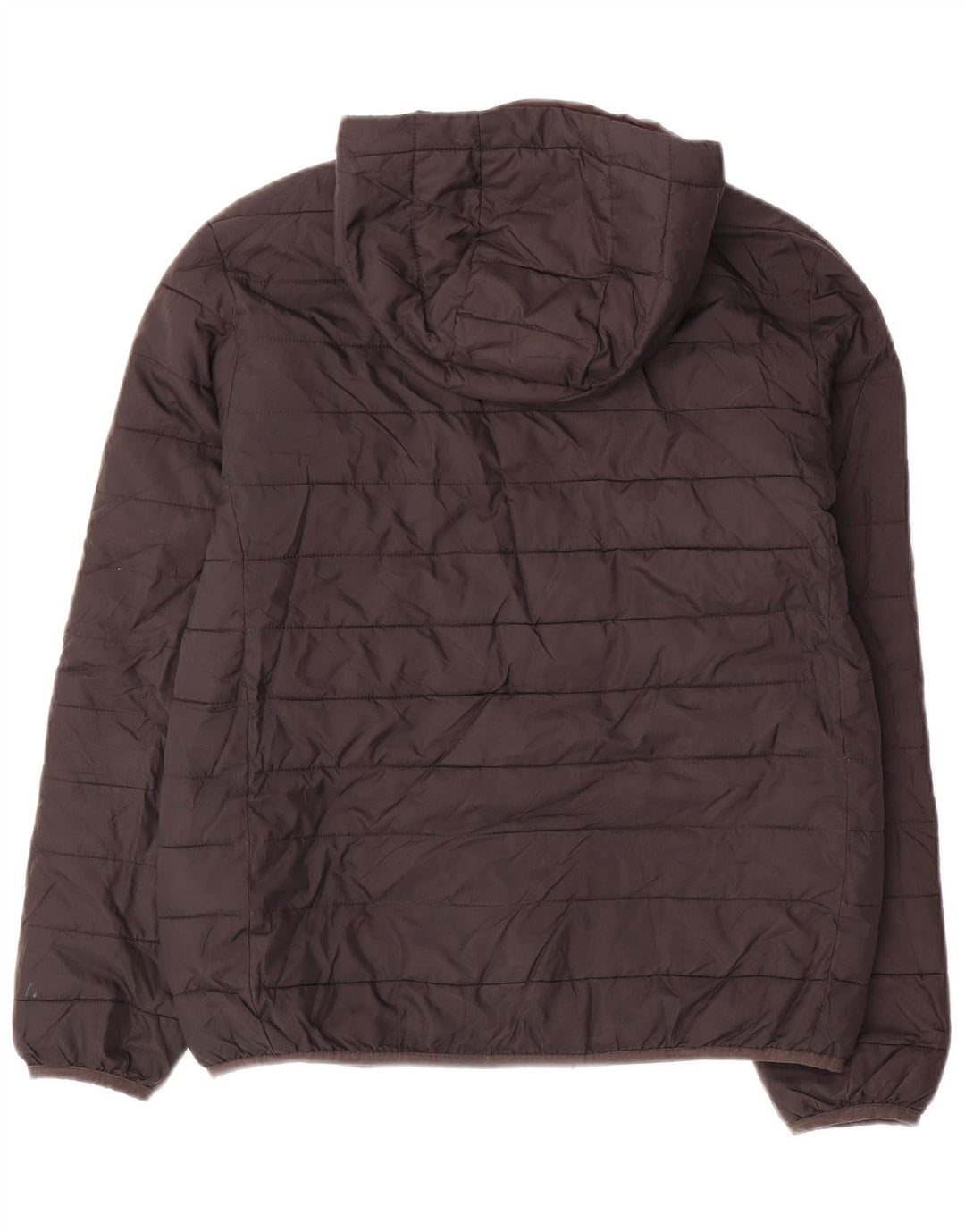 QUIKSILVER Boys Hooded Padded Jacket 13-14 Years Large  Black