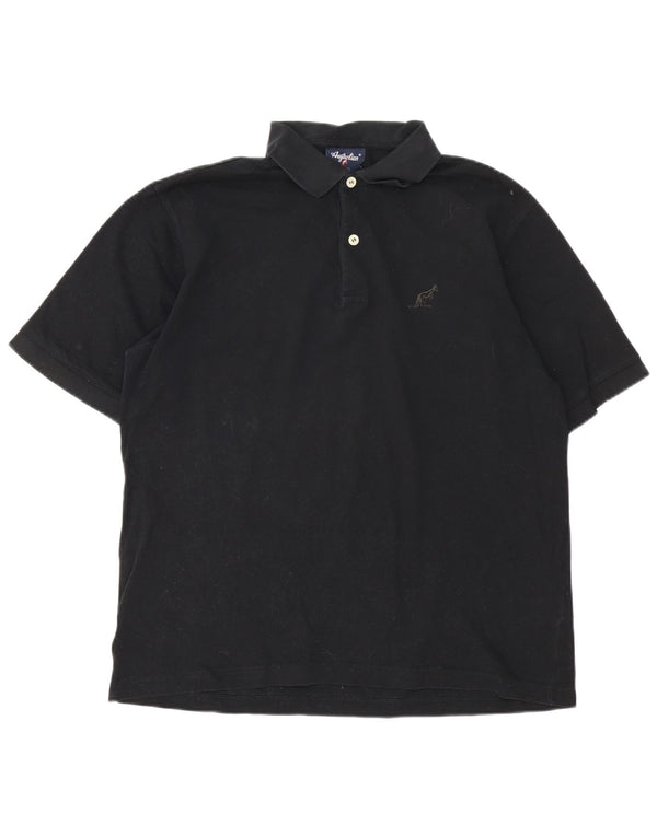 AUSTRALIAN L'ALPINA Poloshirt til mænd IT 50 Medium Sort