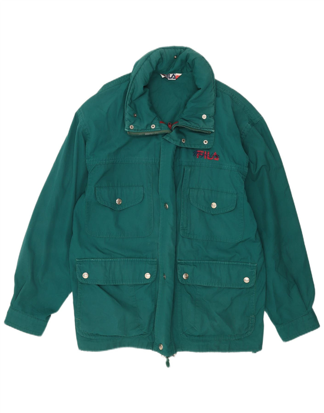 Fila Herren Utility Jacke IT 50 Large Grün Polyester