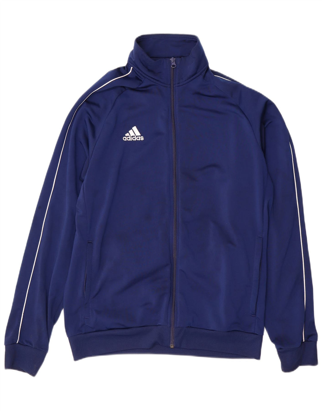 Giacca da tuta da uomo ADIDAS grande in poliestere blu navy