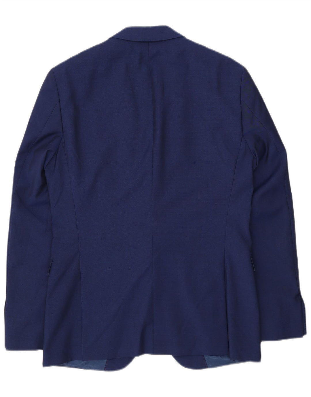 Giacca blazer a 2 bottoni da uomo Tommy Hilfiger IT 46 piccola lana vergine blu