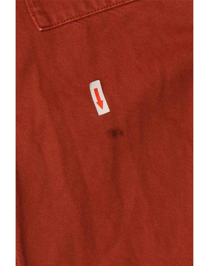 Jack & Jones Mens Denim Shirt Small Brown Cotton
