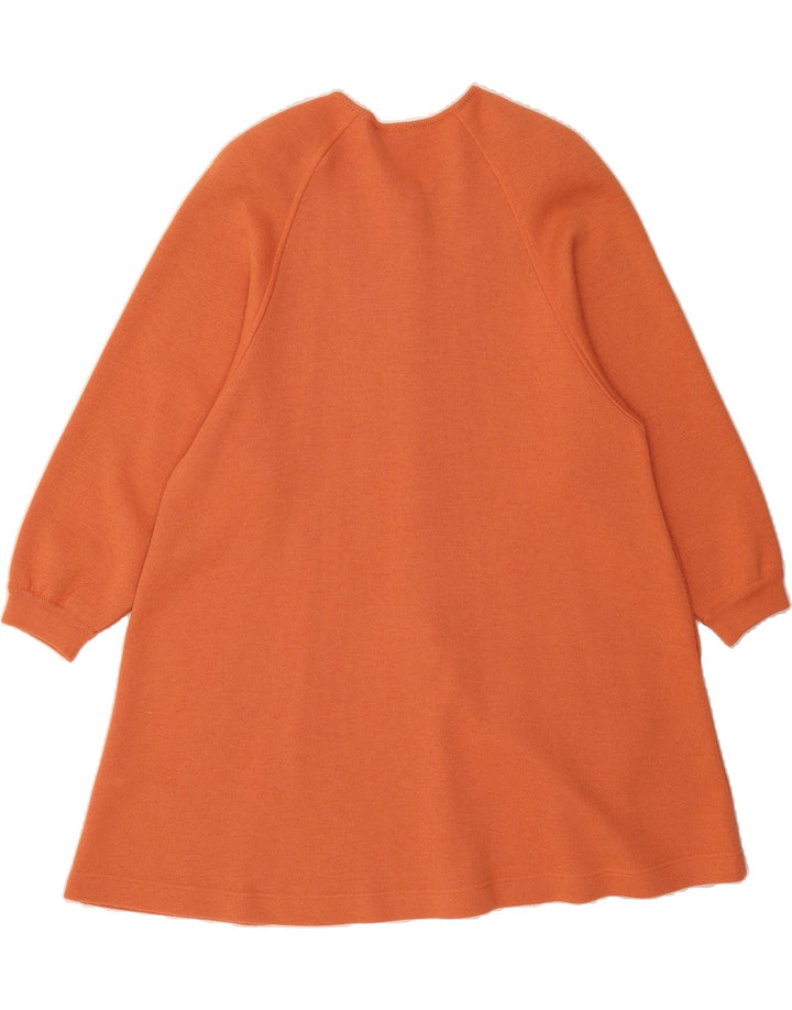 LUCIA Womens Longline Oversized Cardigan Sweater EU 36 Small Orange Vintage Lucia and Second-Hand Lucia from Messina Hembry 