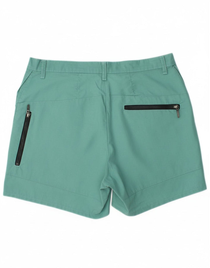 ROHAN Womens Cargo Shorts W32 Large Turquoise Polyester