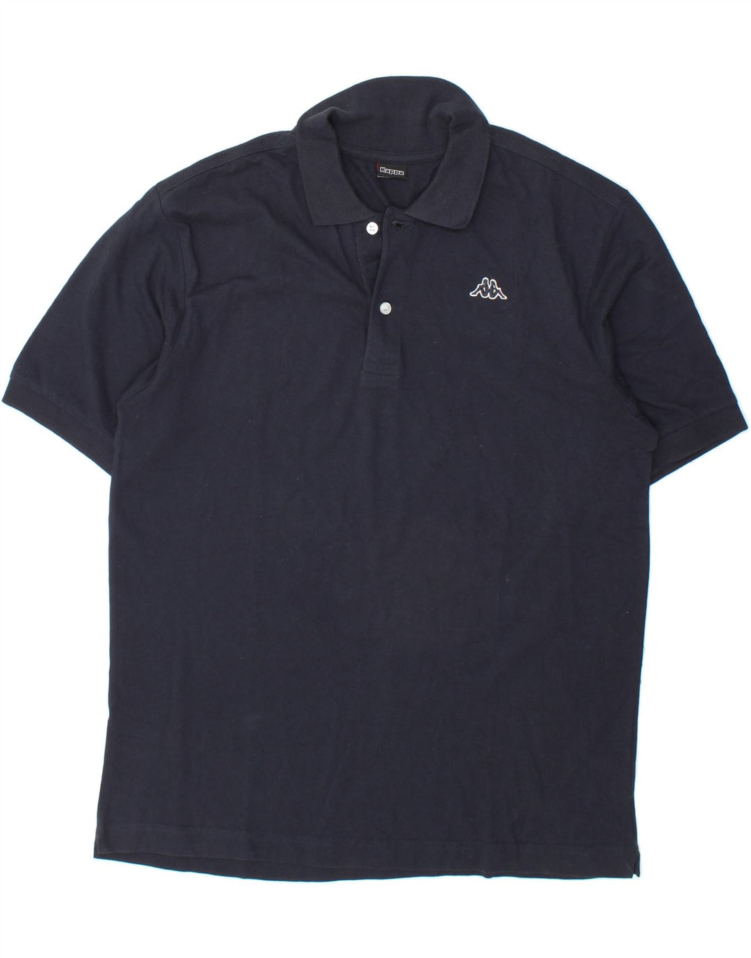 KAPPA Mens Polo Shirt Large Navy Blue Cotton Vintage Kappa and Second-Hand Kappa from Messina Hembry 