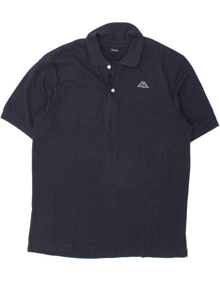 KAPPA Mens Polo Shirt Large Navy Blue Cotton Vintage Kappa and Second-Hand Kappa from Messina Hembry 