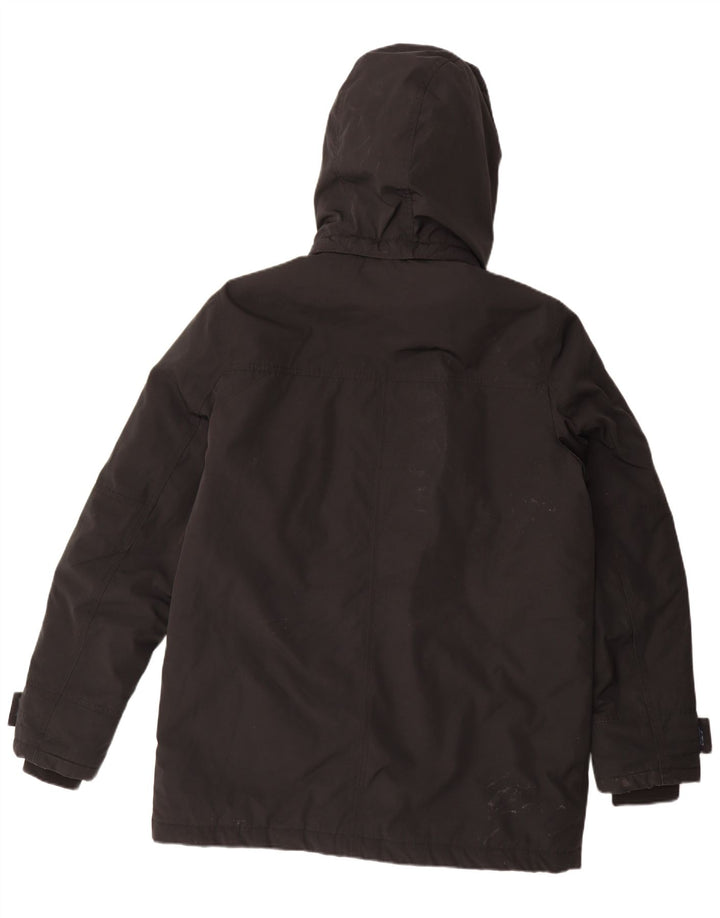 Tommy Hilfiger Mens Hooded Padded Jacket UK 42 XL Black Polyester