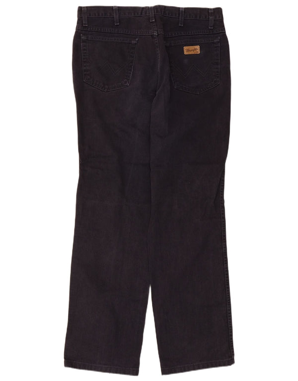 Мужские прямые джинсы Wrangler W36 L32 темно-синие, хлопок