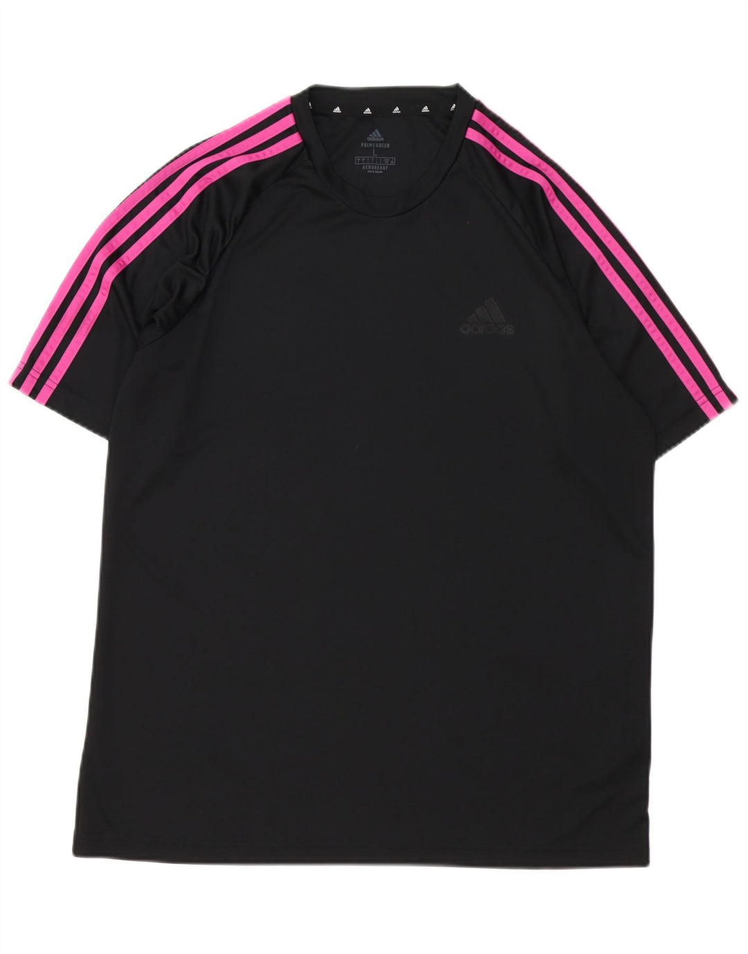 Adidas Mens Aeroready T-Shirt Top Large Black Polyester