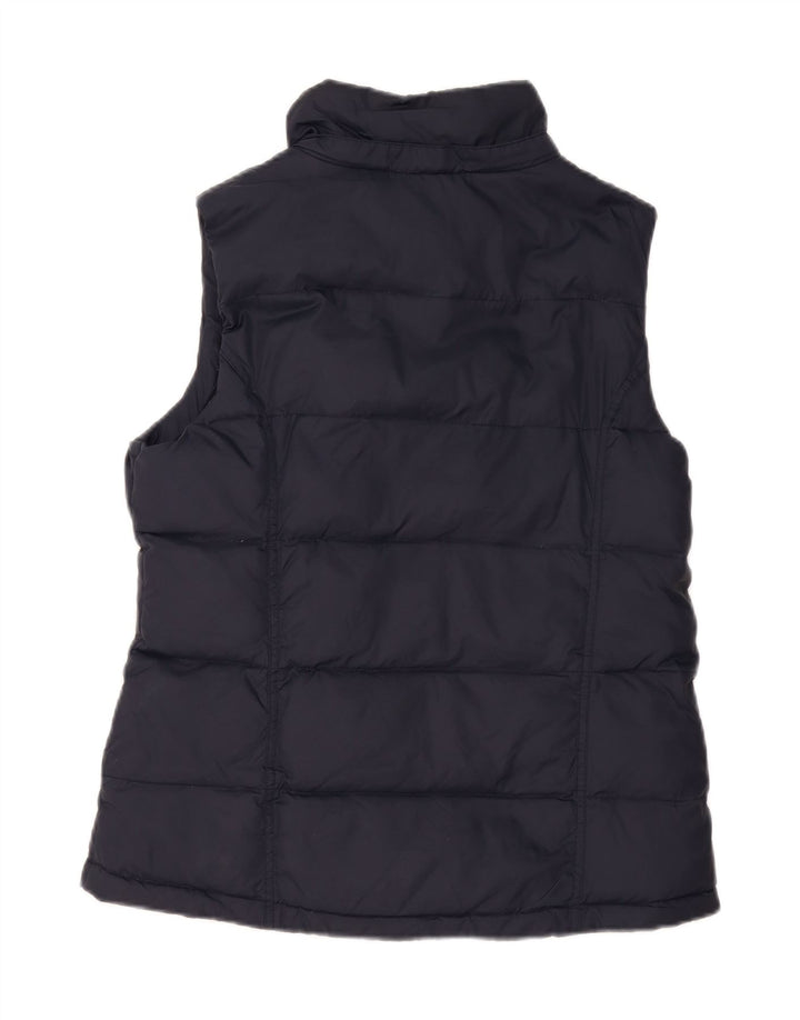Crew Clothing Womens Padded Gilet UK 12 Medium Navy Blue Polyester