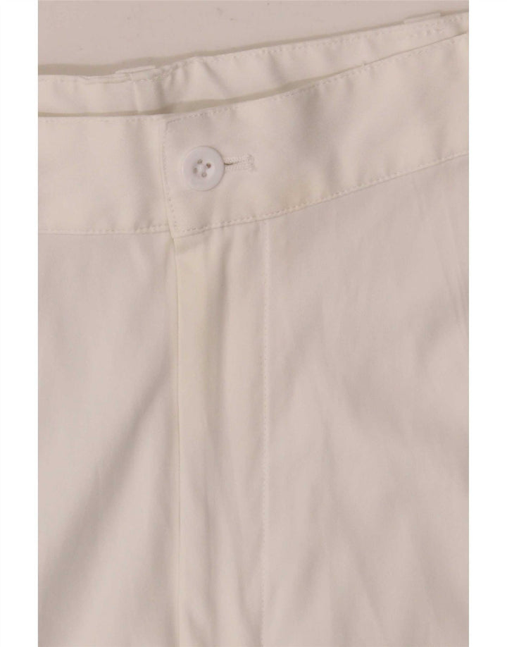Pantaloncini chino Nike Barcelona da uomo W38 XL poliestere bianco