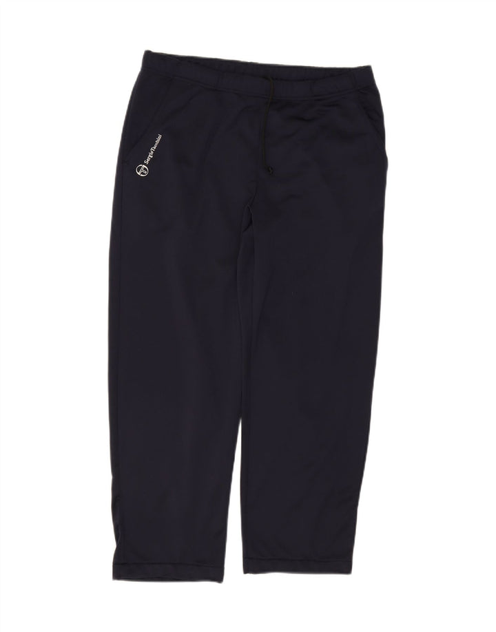 SERGIO TACCHINI Womens Tracksuit Trousers IT 52 2XL  Navy Blue Polyester Vintage Sergio Tacchini and Second-Hand Sergio Tacchini from Messina Hembry 