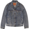 Levi's Veste en Jean Femme UK 10 Petit Bleu Coton