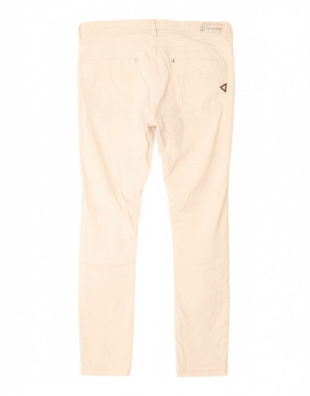 Meltin' Pot Womens Slim Jeans W36 L34 White Cotton