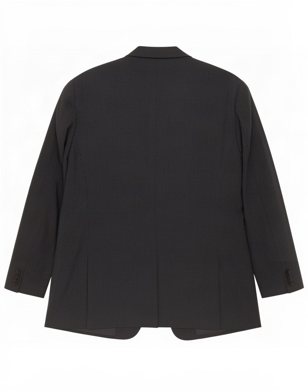 Giorgio Armani Mens 2 Button Blazer Jacket IT 52 XL Black Pinstripe