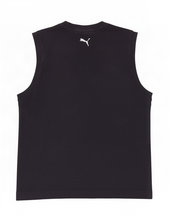 Puma Herren Graphic Vest Top Large Marineblau