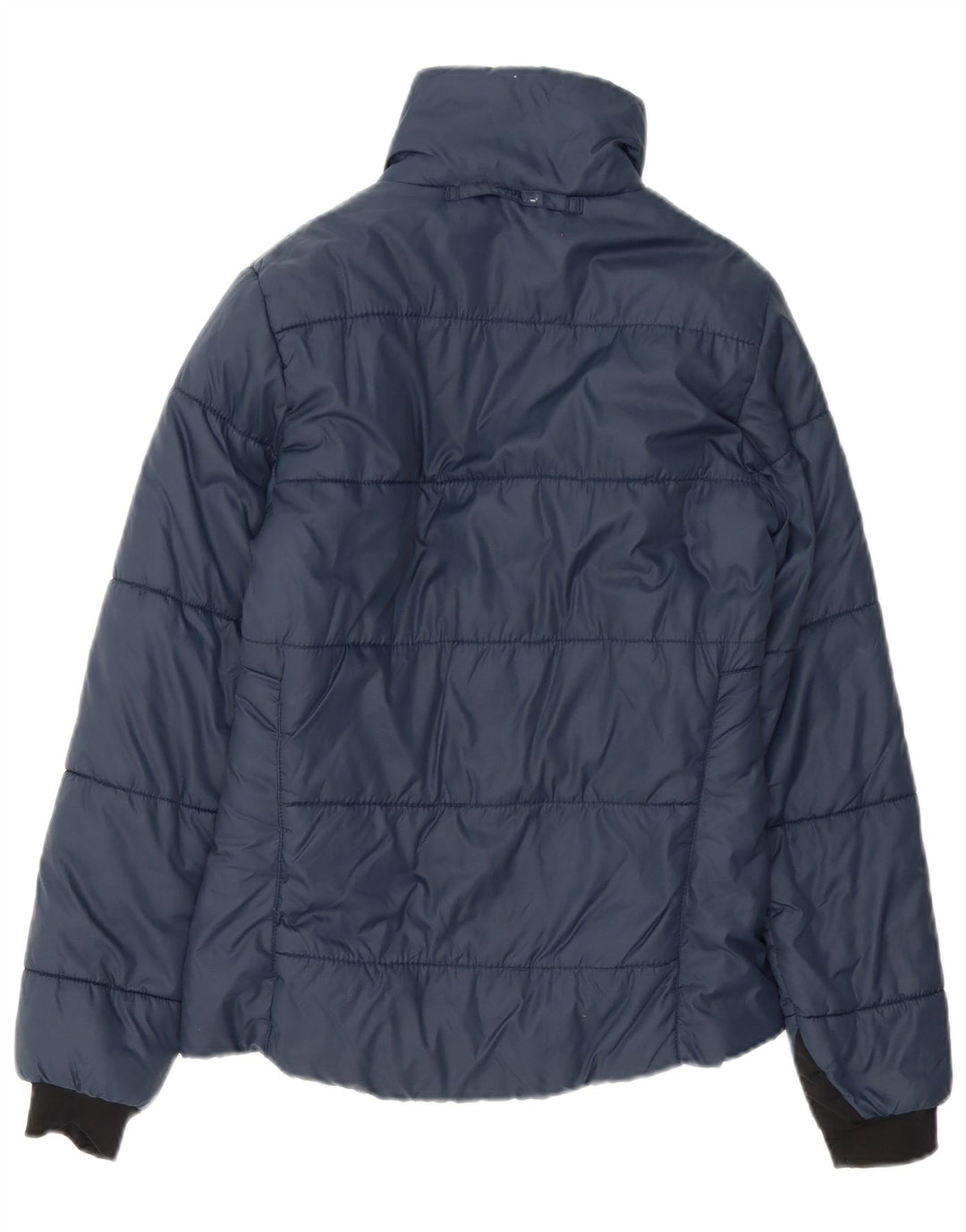 Jaqueta acolchoada feminina Musto UK 8 pequena poliamida azul marinho