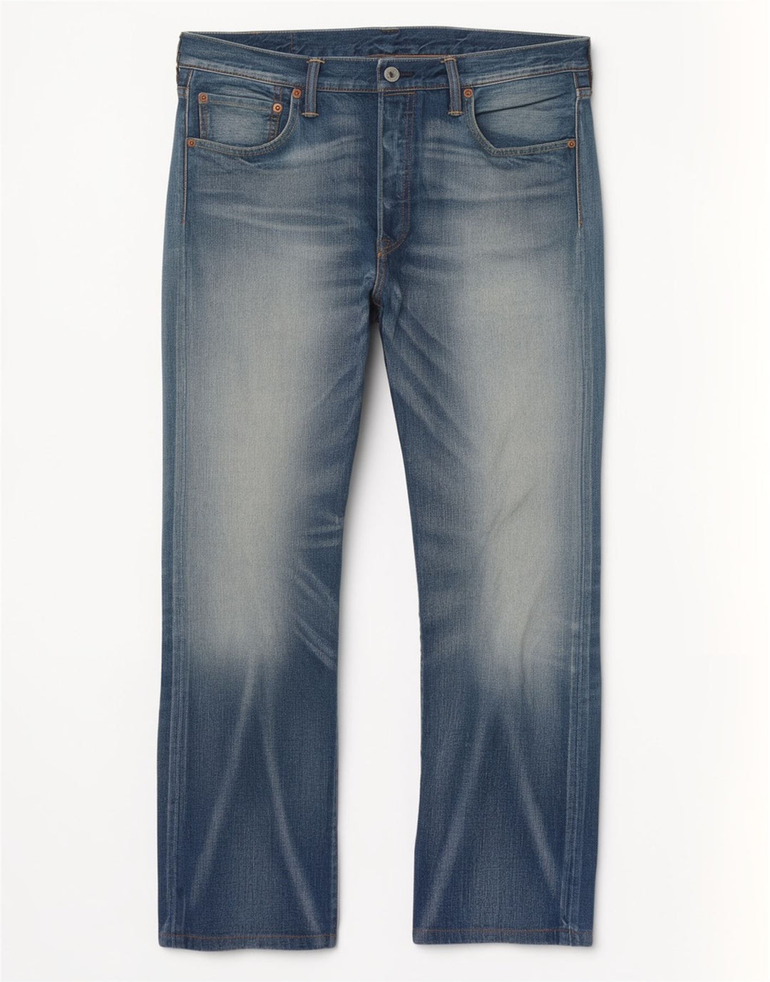 Levi's Mens 501 Straight Jeans W34 L28 Blue Cotton