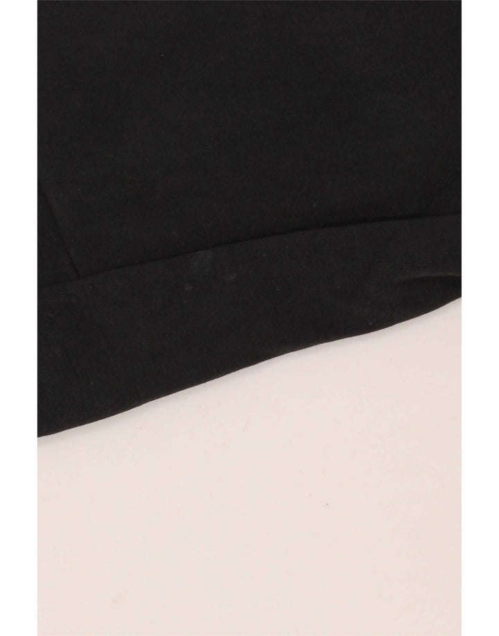 Nike Mens Zip Hoodie Sweater Small Black Cotton