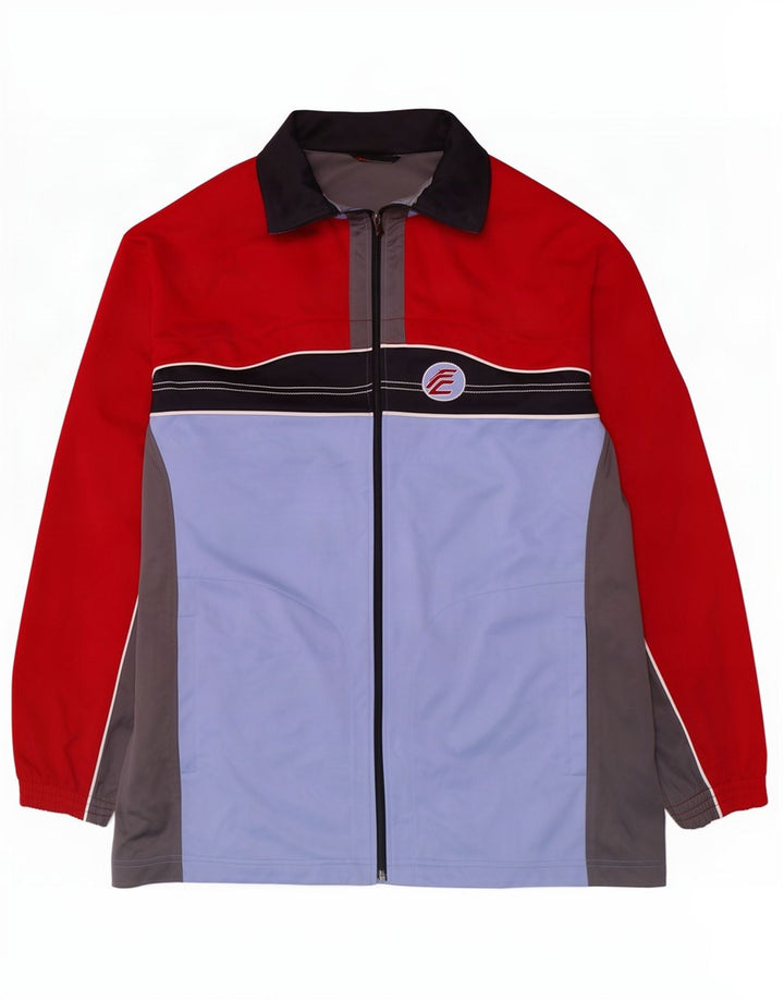 Campagnolo Herre træningsdragt Topjakke XL Rød Colourblock Polyester
