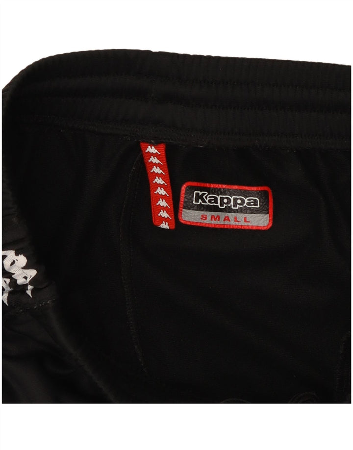 Kappa Herren-Trainingshose mit Grafik, Größe S, Schwarz