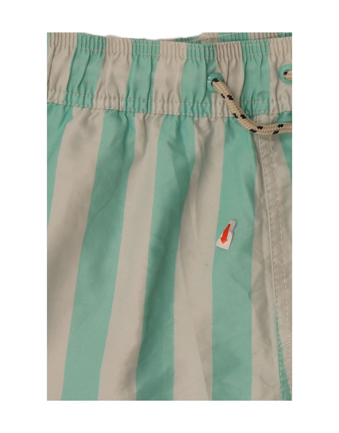 LEVI'S Mens Swimming Shorts Medium  Turquoise Striped Polyester Vintage Levi's and Second-Hand Levi's from Messina Hembry 