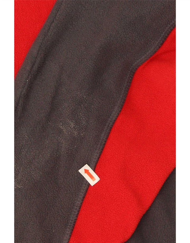 Berghaus Fleece Jumper med lynlås til mænd Medium Rød Colourblock Polyester