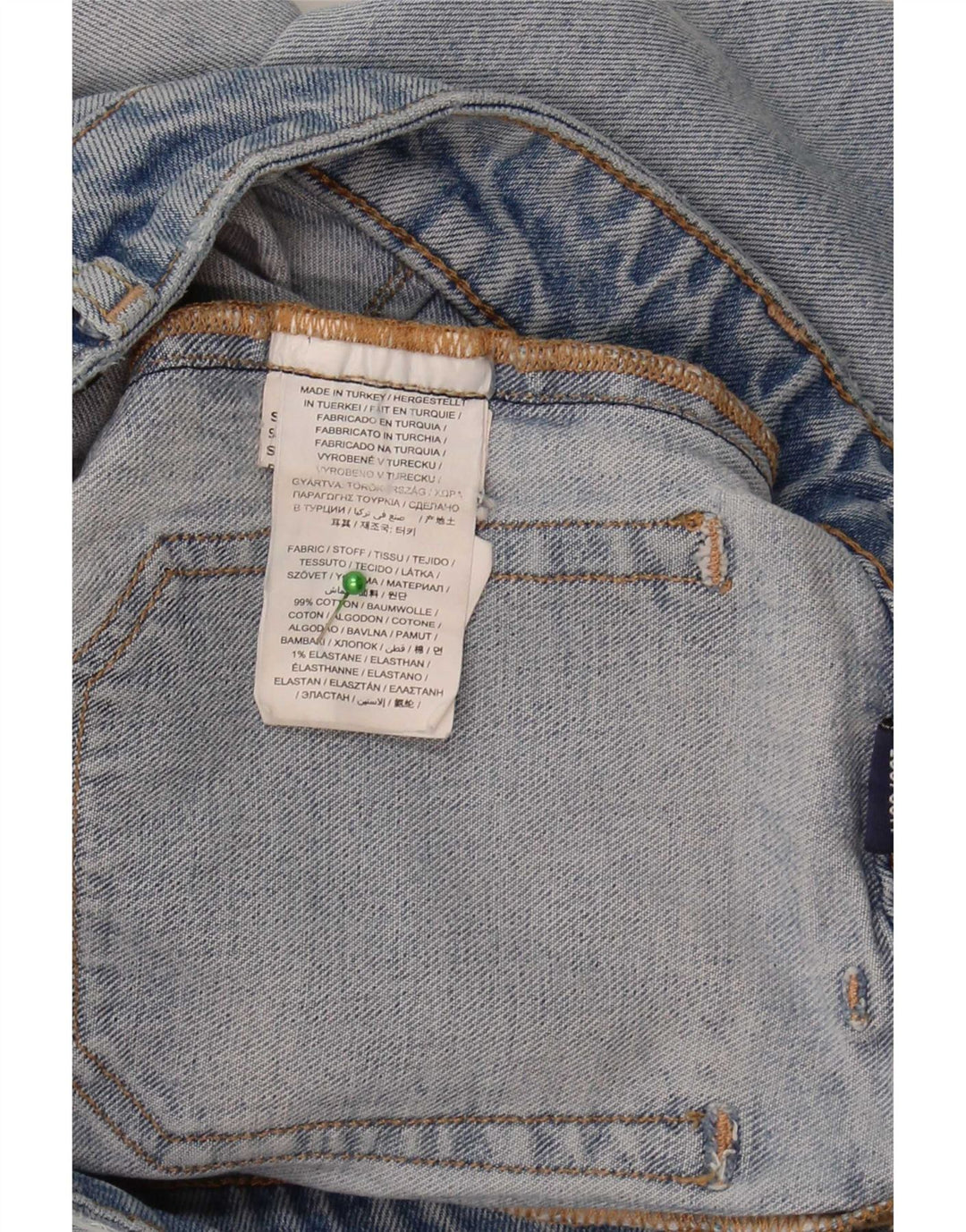 Gant Womens Straight Jeans W27 L27 Blue Cotton