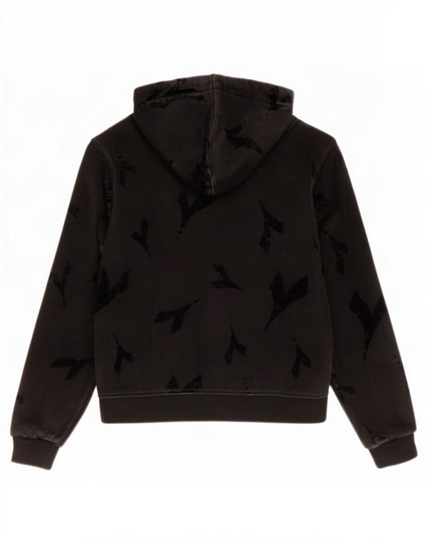 Diadora Girls BLACK LABEL Crop Graphic Zip Hoodie Sweater 10-11 Years