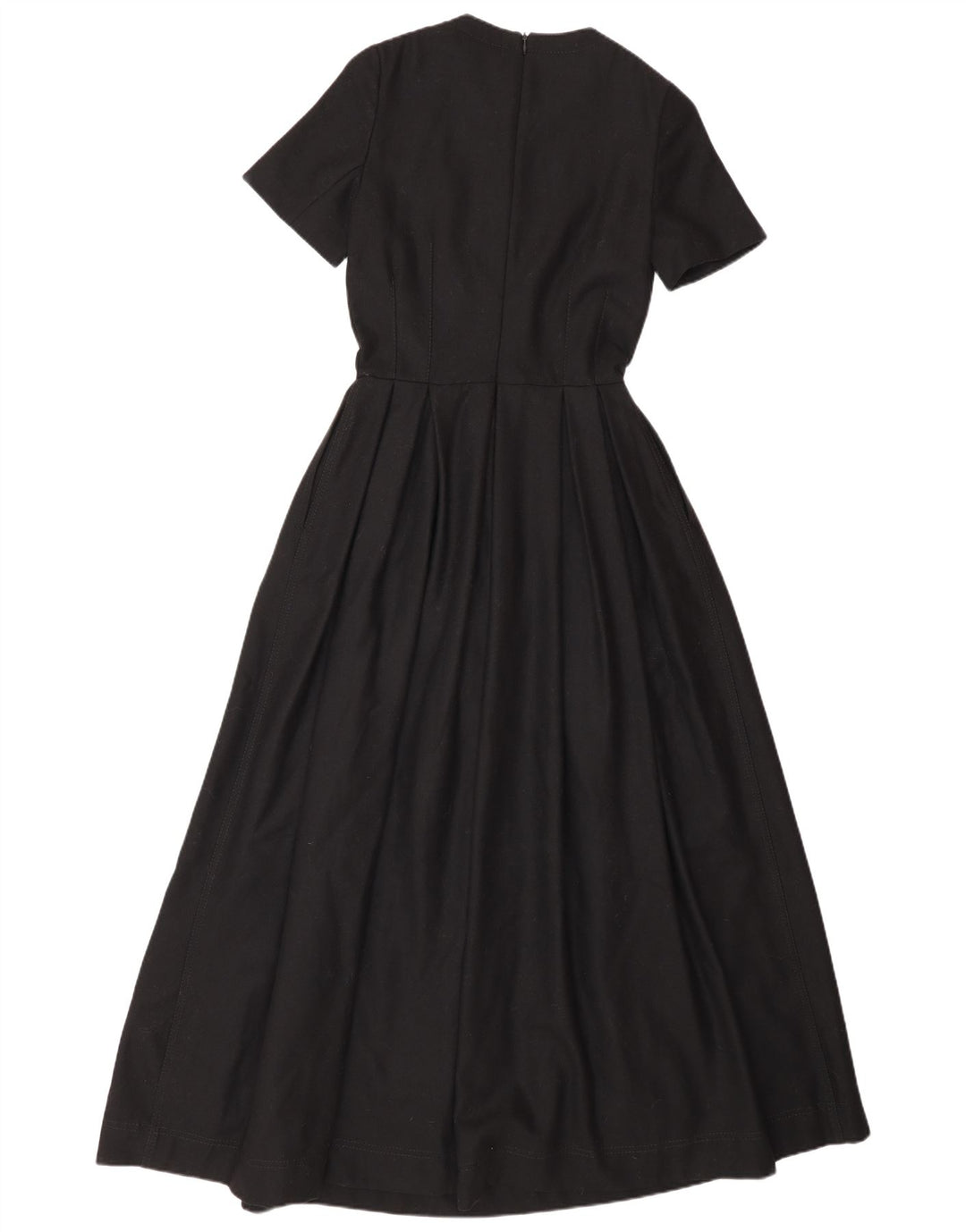Massimo Dutti Maxi Vestido Mujer EU 34 2XS Lana Negra
