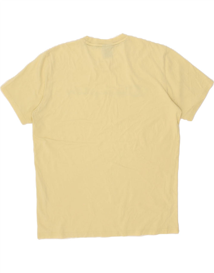 CHAMPION Mens Graphic T-Shirt Top Medium Yellow Vintage Champion and Second-Hand Champion from Messina Hembry 