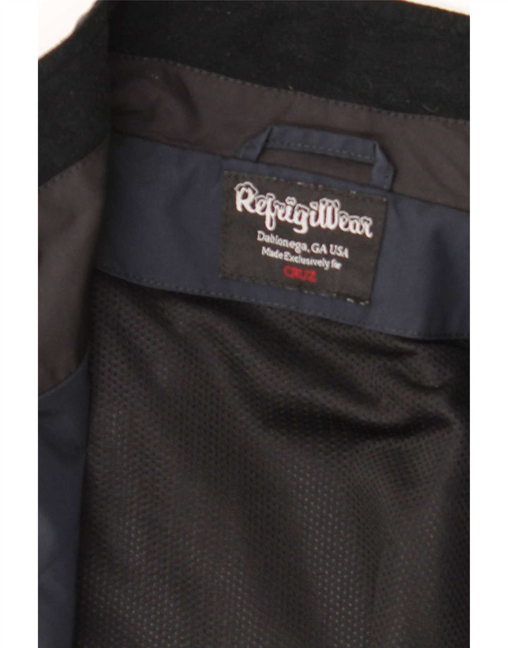 Refrigiwear Mens Bomber Jacket UK 38 Small Navy Blue Polyamide