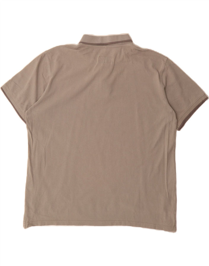 CARRERA Mens Polo Shirt 2XL Grey Cotton Vintage Carrera and Second-Hand Carrera from Messina Hembry 