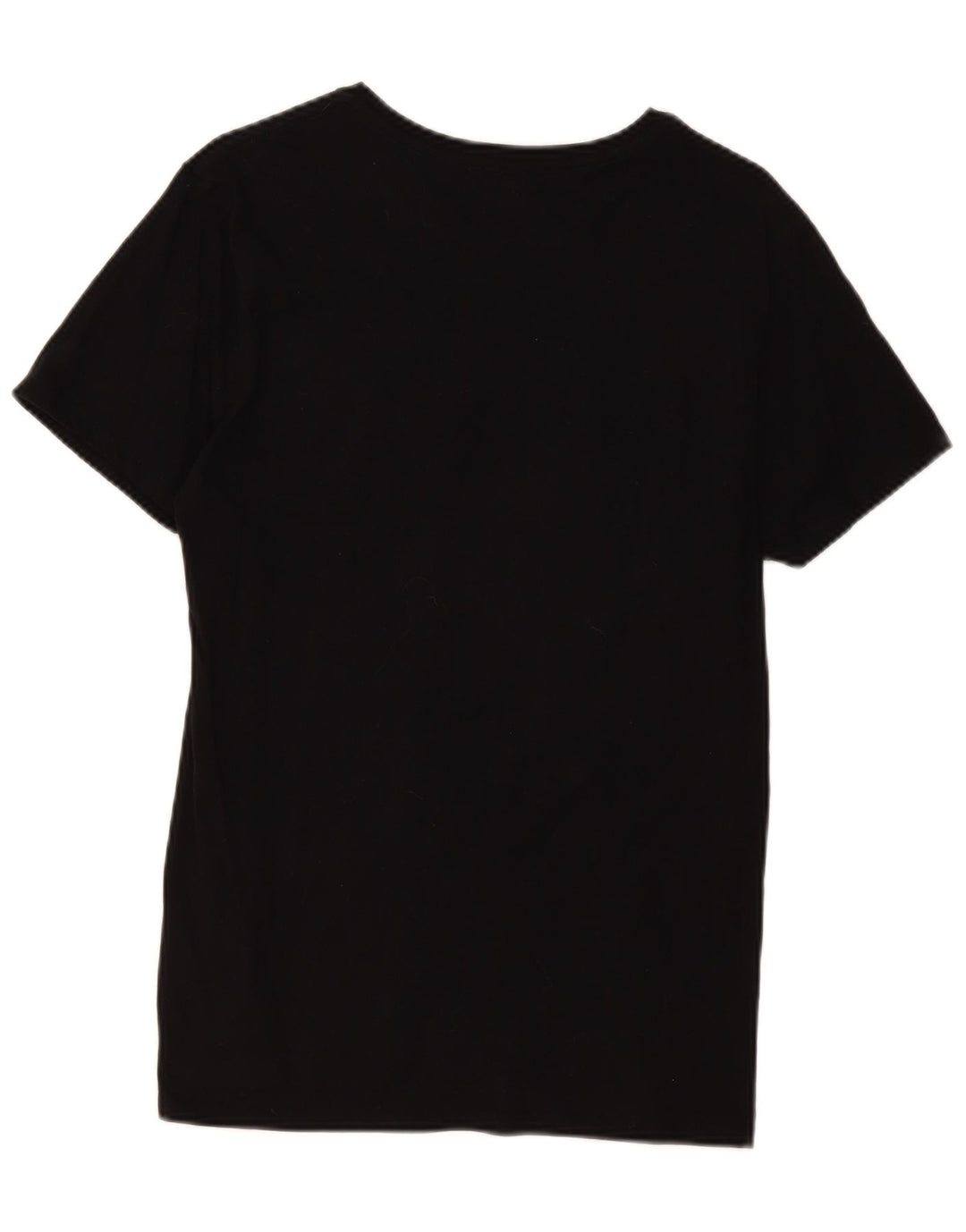Lacoste Dame T-Shirt Top UK 14 Medium Sort Bomuld