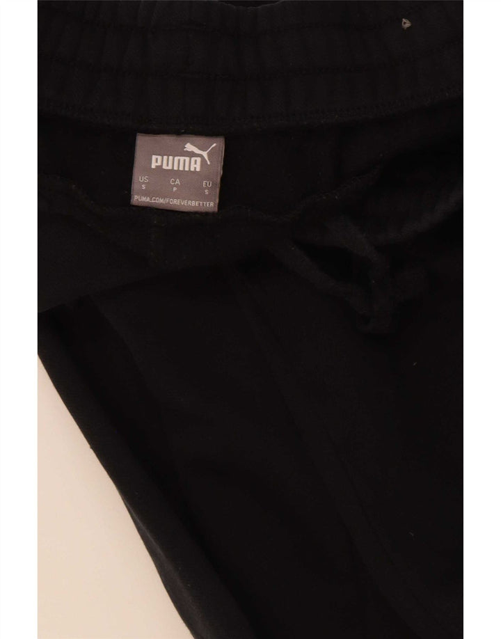 Puma Mens Graphic Tracksuit Trousers Joggers Small Black
